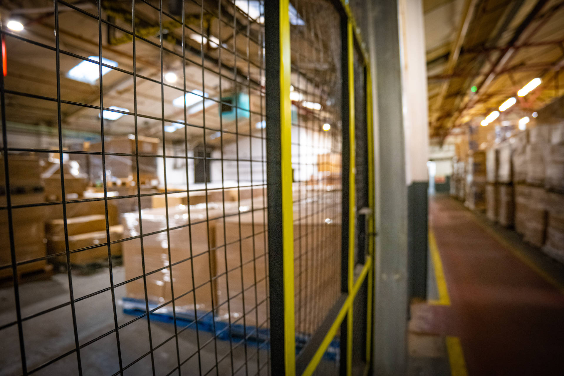 Warehouse and storage facility at Xact Packing Loughborough